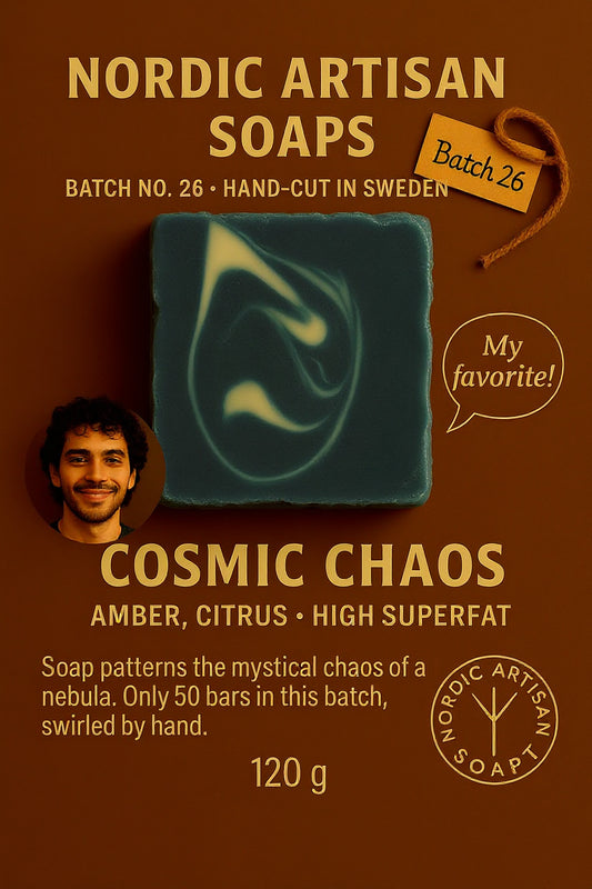 Cosmic Chaos Soap Bar – Art Series, Handcrafted