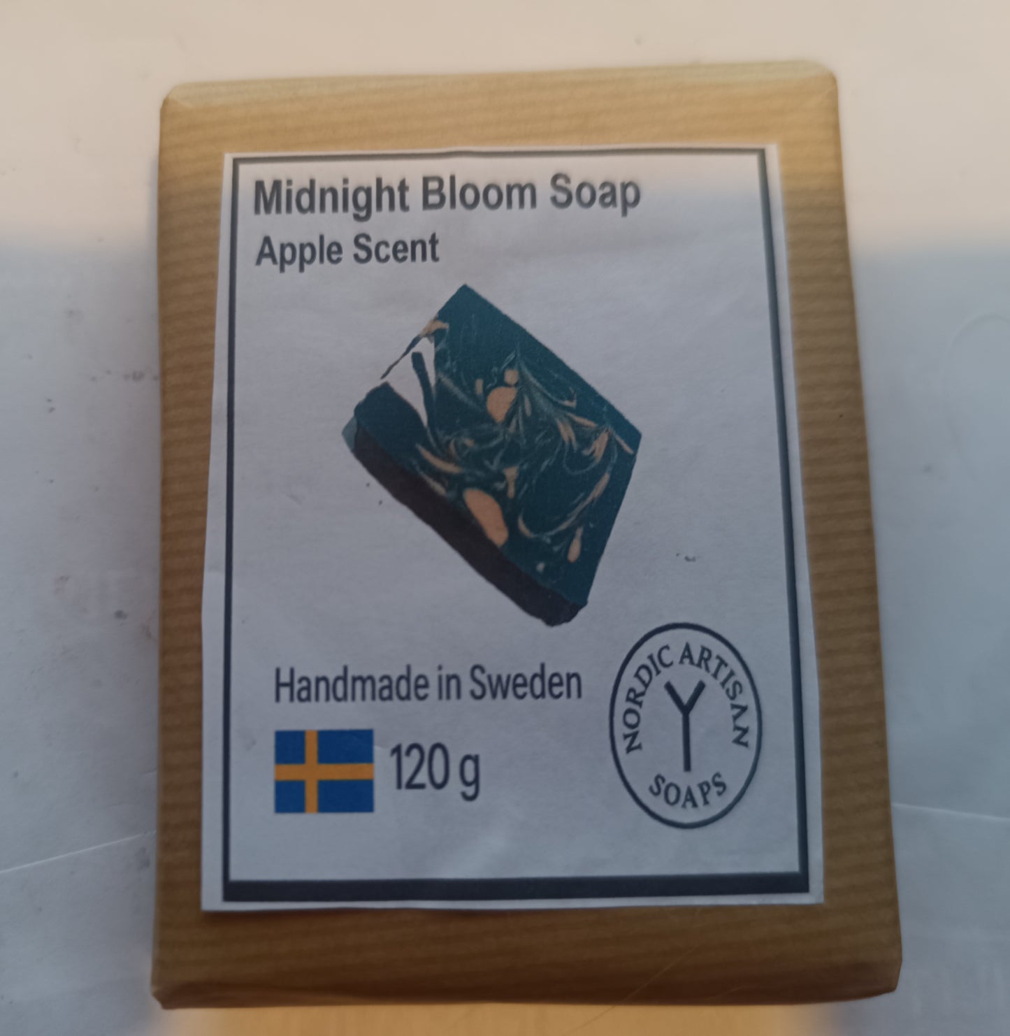 Midnight Bloom Soap Bar – Art Series, Handcrafted